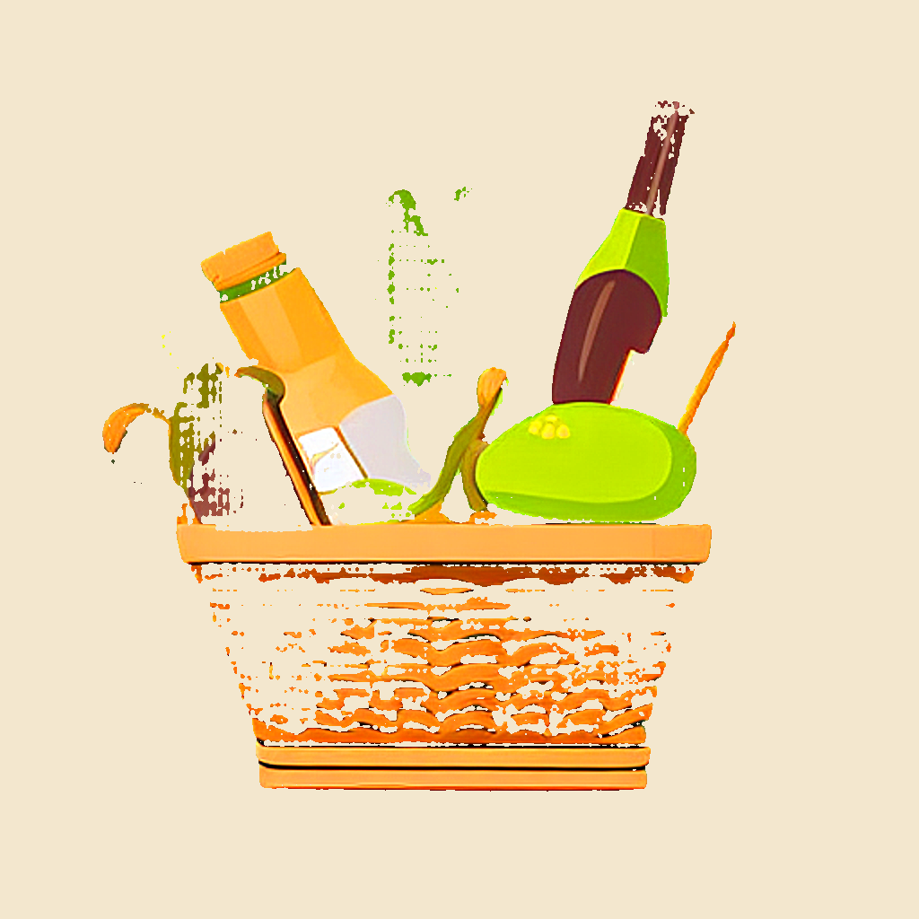 A basket lifted out of its background by Segment Anything 2