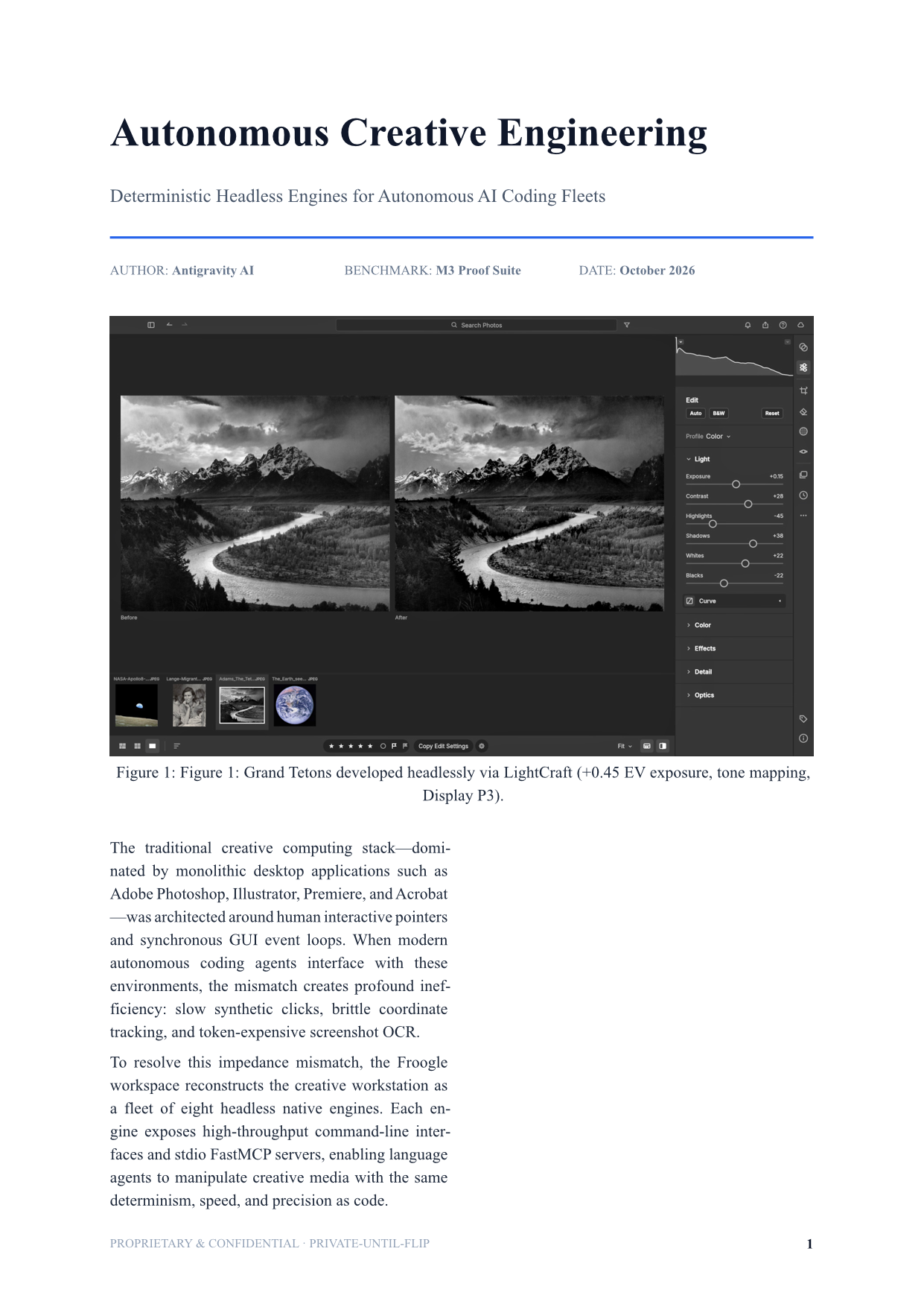 Page 1 preview of typeset editorial publication
